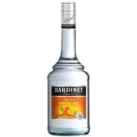 Licor BARDINET Triple Sec naranja Botella 700ml