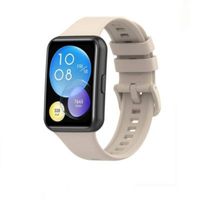 Correa de Silicona Para Huawei FIT 2 - Crema
