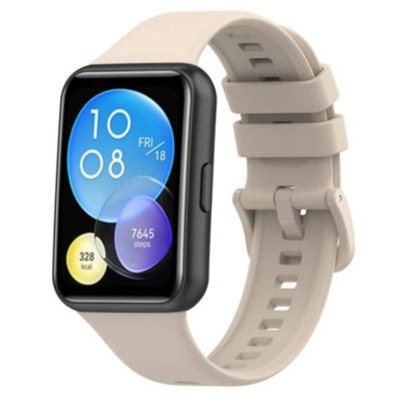 Correa de Silicona Para Huawei Band 6 - Hueso
