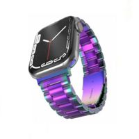 Correa Acero Inoxidable para Apple Watch 42mm 44mm Y 45mm -Tornasolado