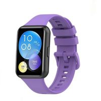 Correa de Silicona Para Huawei FIT 2 - Morado