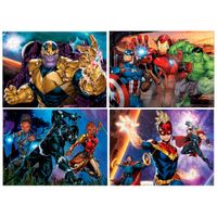 Rompecabezas DISNEY 4 en 1 Avengers