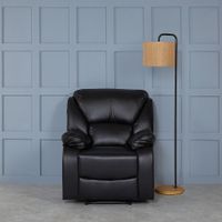 Sillón Reclinable 1 Cuerpo Davis Negro