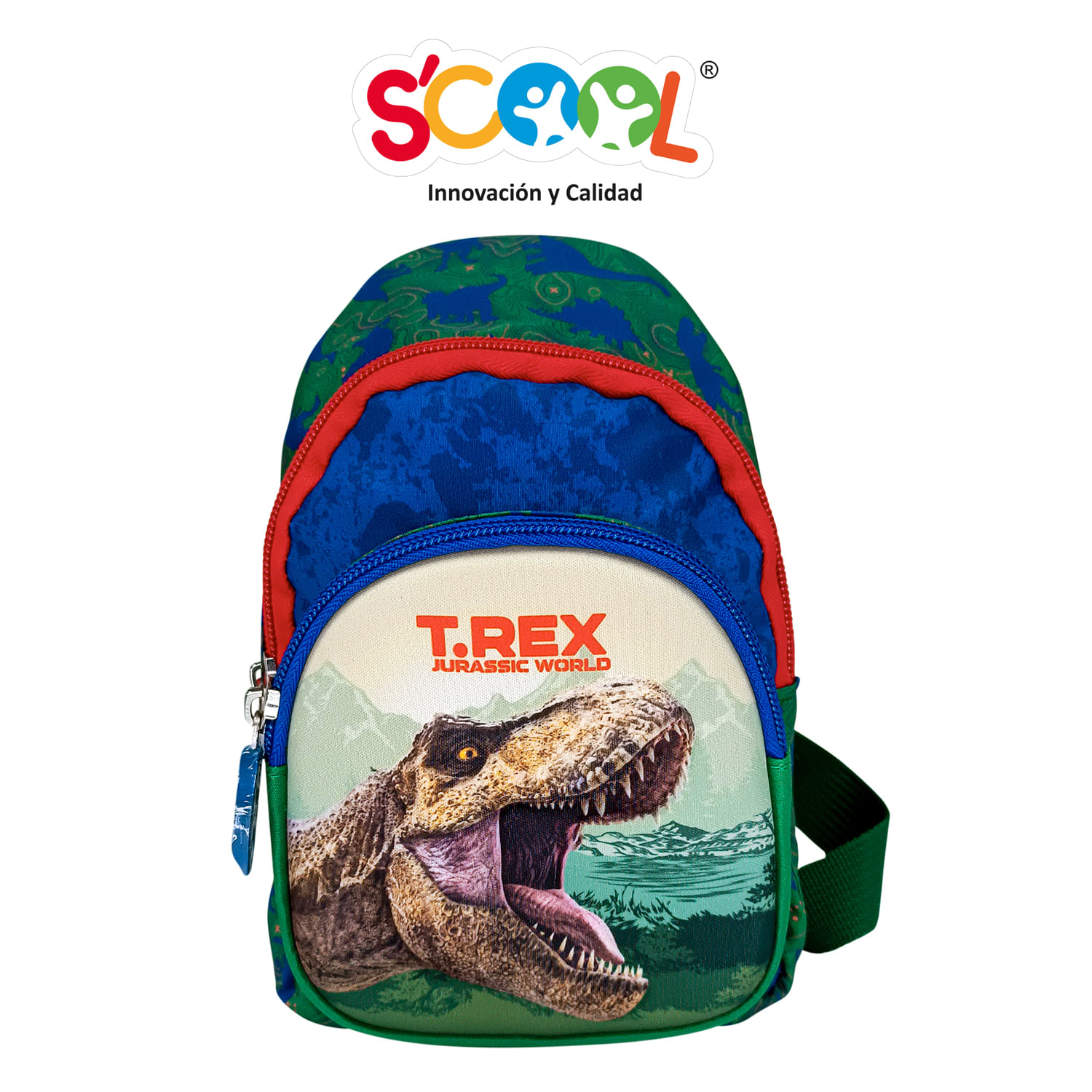 Scool - Pechera Kids Tamaño A-6 Jurassic World