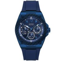 Reloj Guess Legacy W1049G7 Multifuncional Correa de Silicona Azul