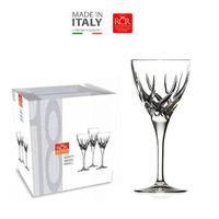 Copas de Cristal  25 CL  x 06. RCR - HECHO EN ITALIA