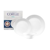 Set de Vajilla 3 Piezas Redondo Blanco