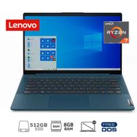 Laptop Lenovo IP5 14ALC05- AMD R7 5700U 14” FHD RAM 8GB DDR4 512GB SSD FreeDOS