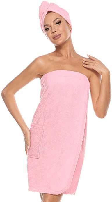 Salida medio cuerpo Rosado bb & Turbante de 380 gr