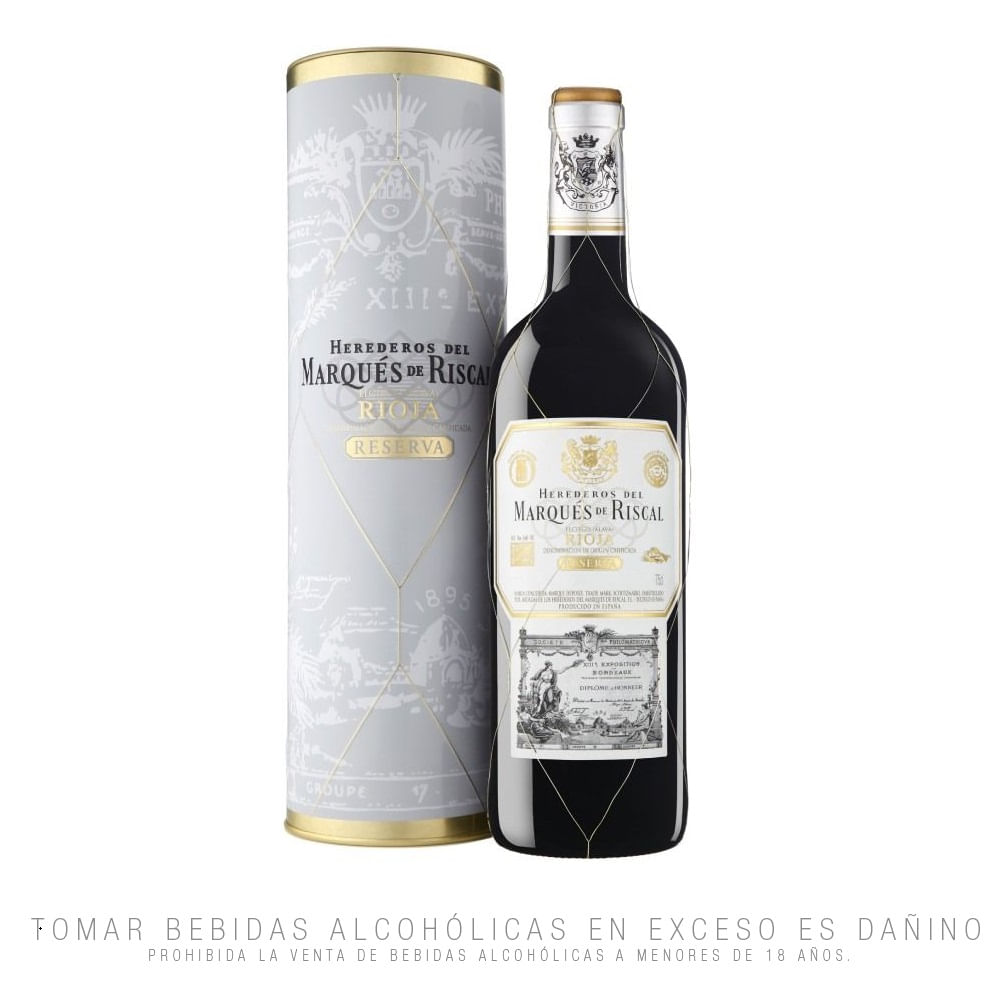 Vino Tinto MARQUÉS DE RISCAL Reserva Botella 750ml