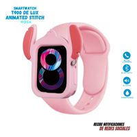 Smartwatch T900 De Lux Animated Stitch Rosa