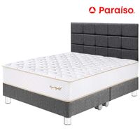 Dormitorio PARAISO Royal Elizabeth Queen + Cabecera Blocks Gris