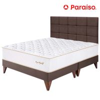Dormitorio PARAISO Euro Royal Elizabeth Queen + Cabecera Blocks Chocolate