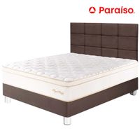 Dormitorio PARAISO Royal Prince 2 Plazas + Cabecera Blocks Chocolate
