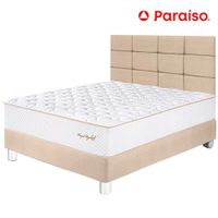 Dormitorio PARAISO Royal Elizabeth 2 Plazas + Cabecera Blocks Champagne
