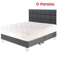 Dormitorio PARAISO Royal Prince King + Cabecera Blocks Gris