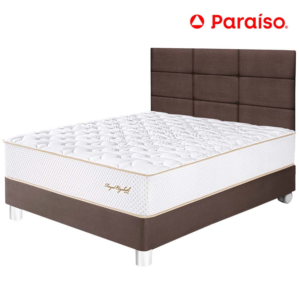 Dormitorio PARAISO Royal Elizabeth 1.5 Plazas + Cabecera Blocks Chocolate