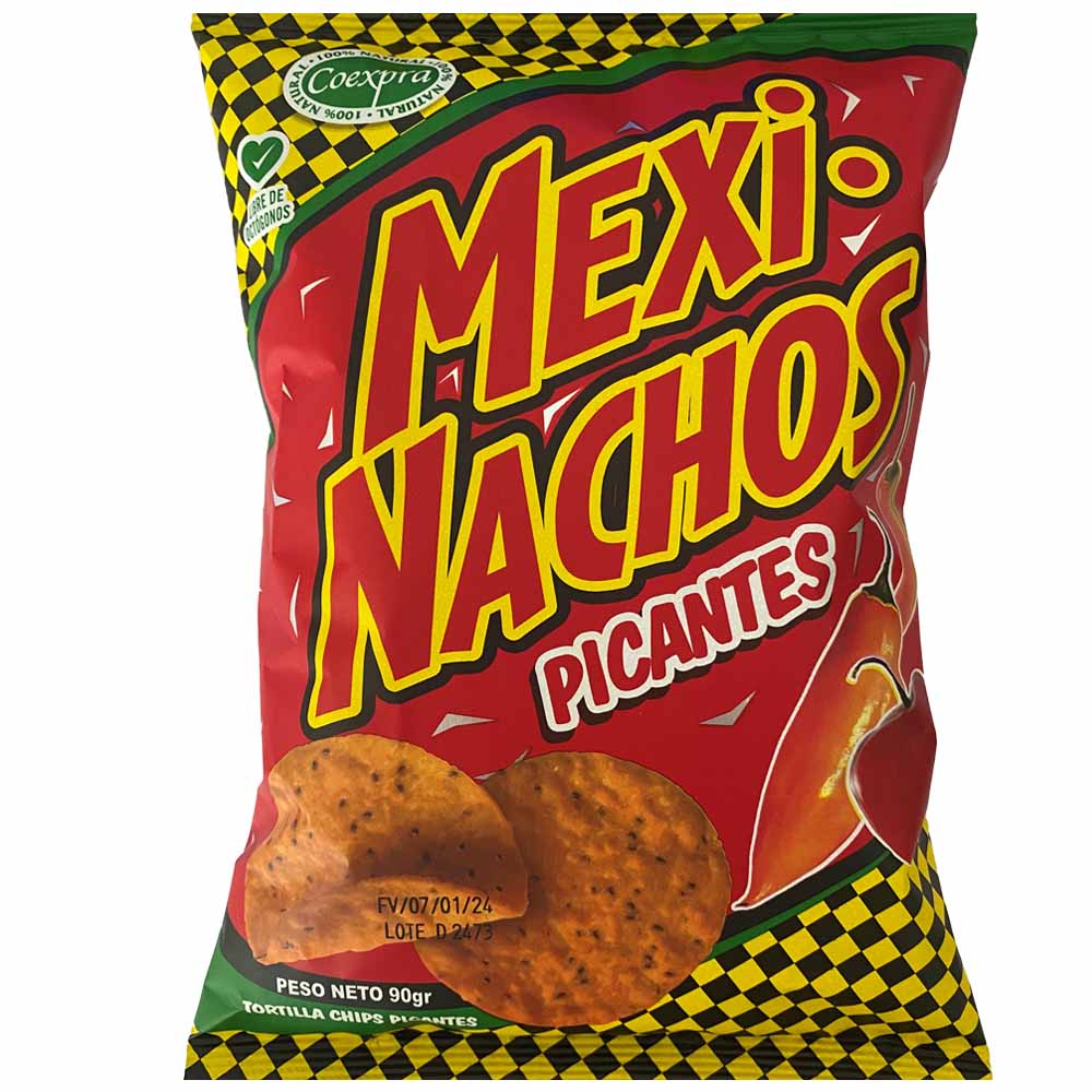 Tortillas de Maíz Picantes MEXINACHOS Bolsa 90g