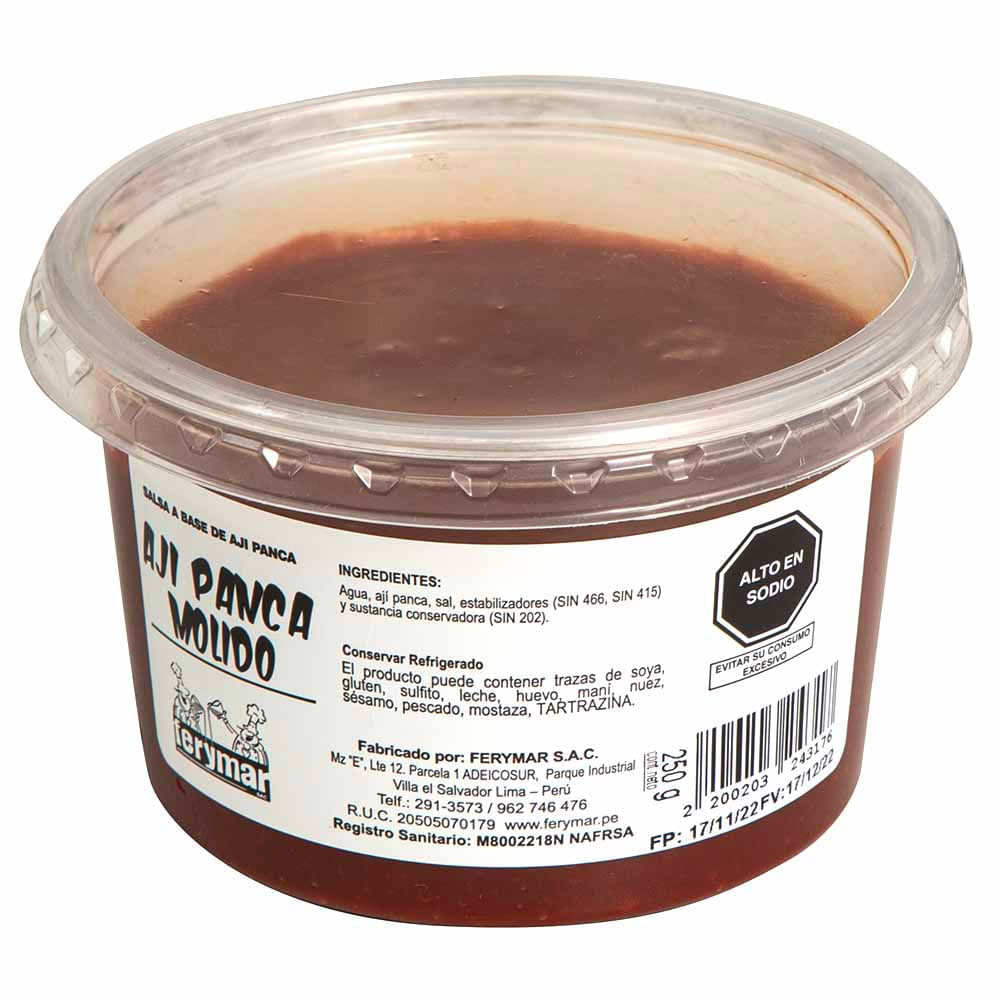 Ají Panca Molido FERYMAR Envase 250g