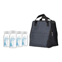 Pack De Almacenamiento Dr Browns Portátil Negro