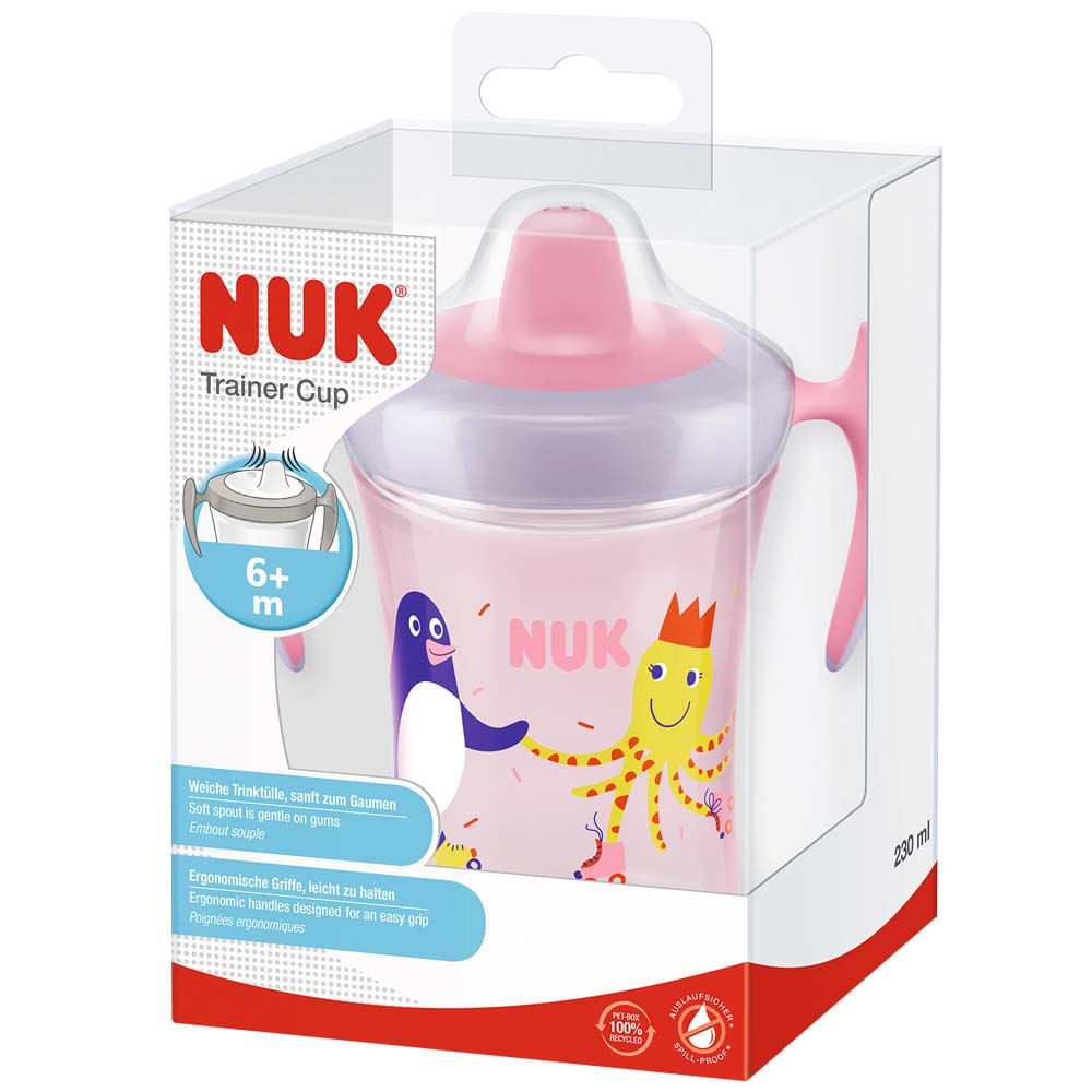 Vaso de Entrenamiento NUK Con Pico Pingüino 230ml