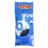 Bolsa de Basura BOREAL c/ Pita 75lt Paquete 10un