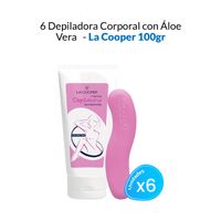 6 Depiladora Corporal con Áloe Vera - La Cooper 100gr