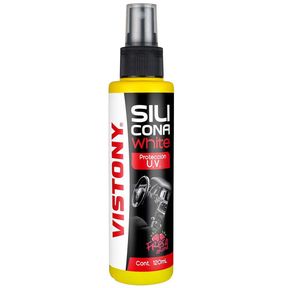 Silicona VISTONY Aroma Fresa Blanco 120ml