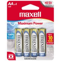 Pilas MAXELL AA Blíster 4un