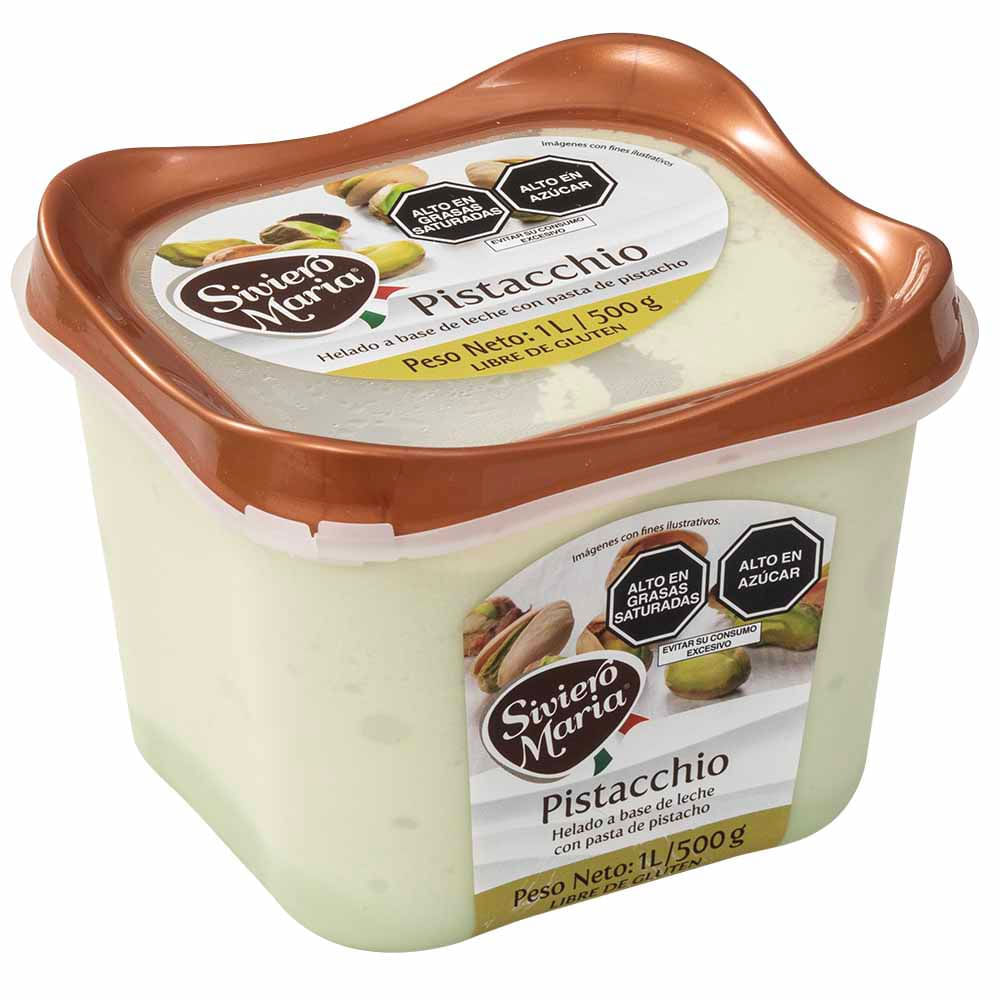 Helado de Pistacchio SIVIERO MARIA Pote 500g