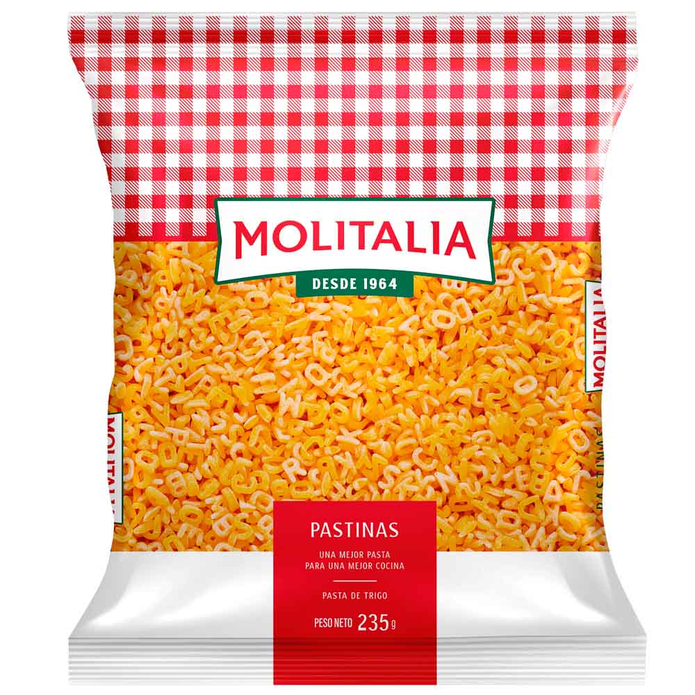 Fideos de Letras MOLITALIA Bolsa 235g
