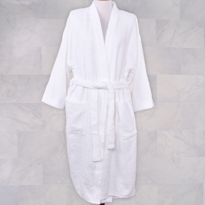 Salida de baño ¨XL¨ color blanco de 380 GR - 100 % algodón nacional