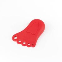 Salvadedos tope de puerta (pie rojo)