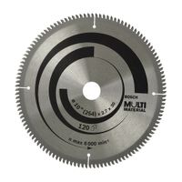 Disco de sierra circular multimaterial Bosch 254-30mm 120 dientes