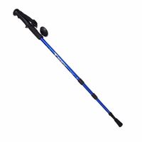 BASTÓN TREKKING ANTISHOCK MANGO RECTO C/ BRÚJULA AZUL MARINO