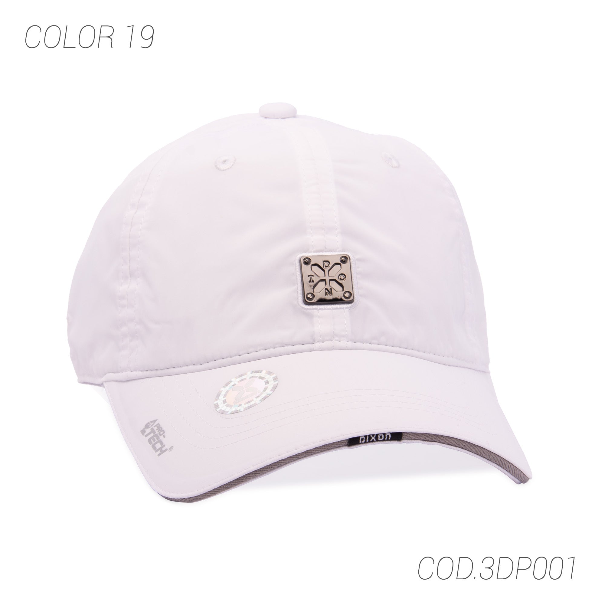 GORRA CON BROCHE UNISEX 3DP001 DIXON Blanco - 1016829