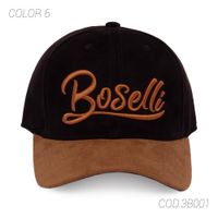 GORRA CON BROCHE HOMBRE 3B001 BOSELLI Negro - 1019258