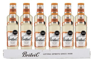 Gaseosas BRITVIC Ginger Beer 12 Pack Botella 200ml