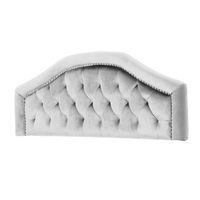 CABECERA REINA MAVISAC PLAZA KING COLOR BLANCO - ULTRA CUERO