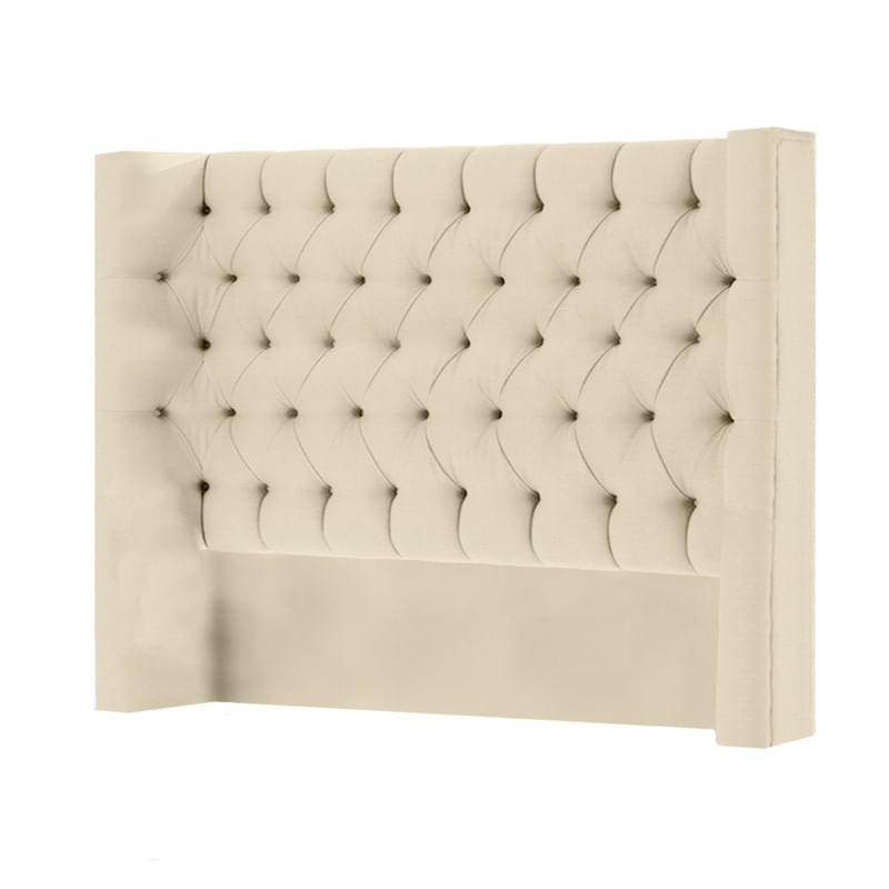 CABECERA KNIGHTSBRIDGE MAVISAC PLAZA KING COLOR MARFIL - TELA