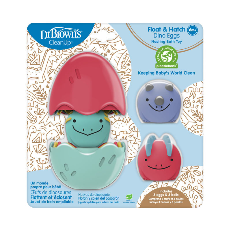 Artículo de baño para bebé - Huevos de dinosaurio