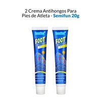 2 Crema Antihongos Para Pies de Atleta - Semifun 20g