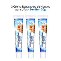 3 Crema reparadora de hongos para uñas - Semifun 20g - copy