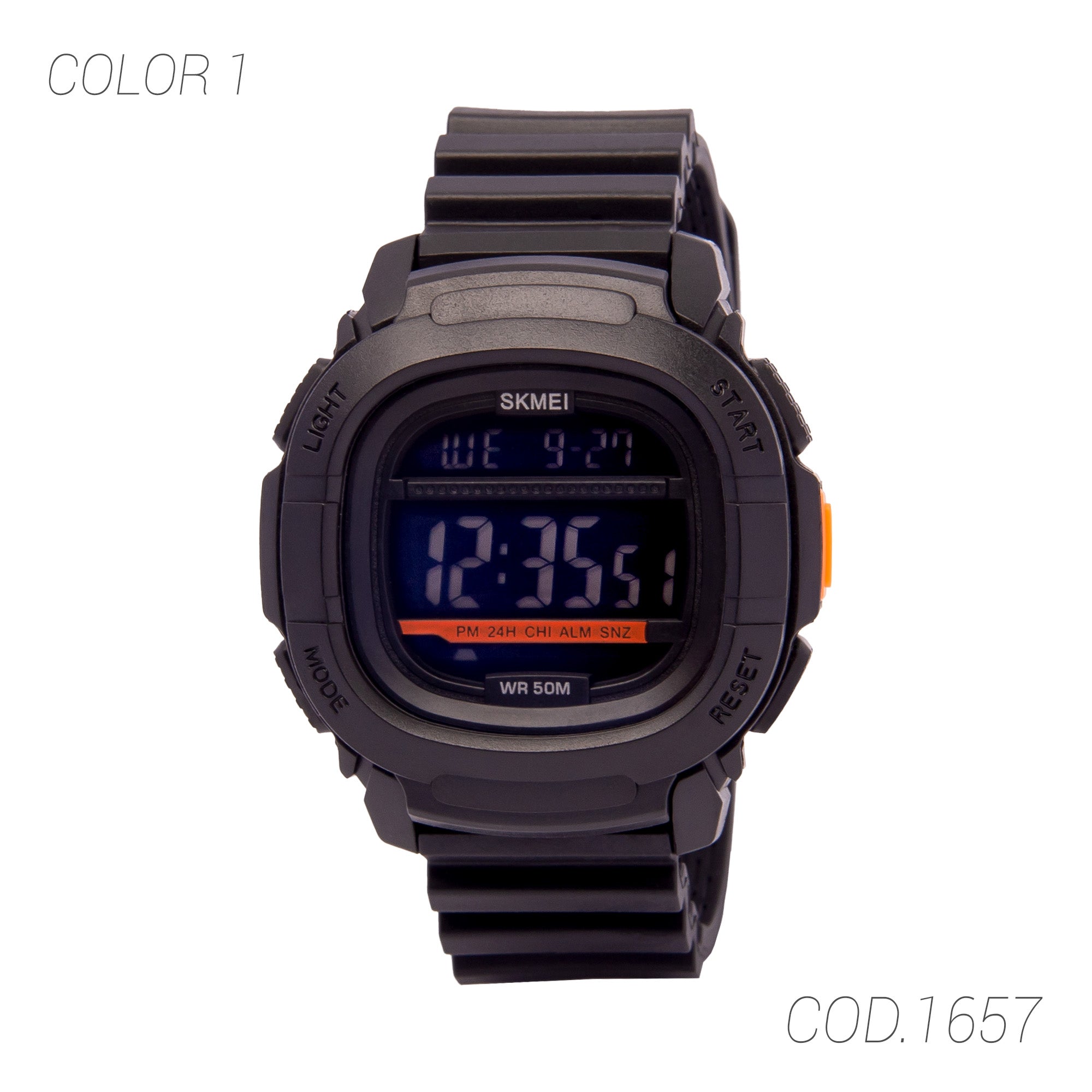 RELOJ ACUATICO HOMBRE 1657 SKMEI - 1017350