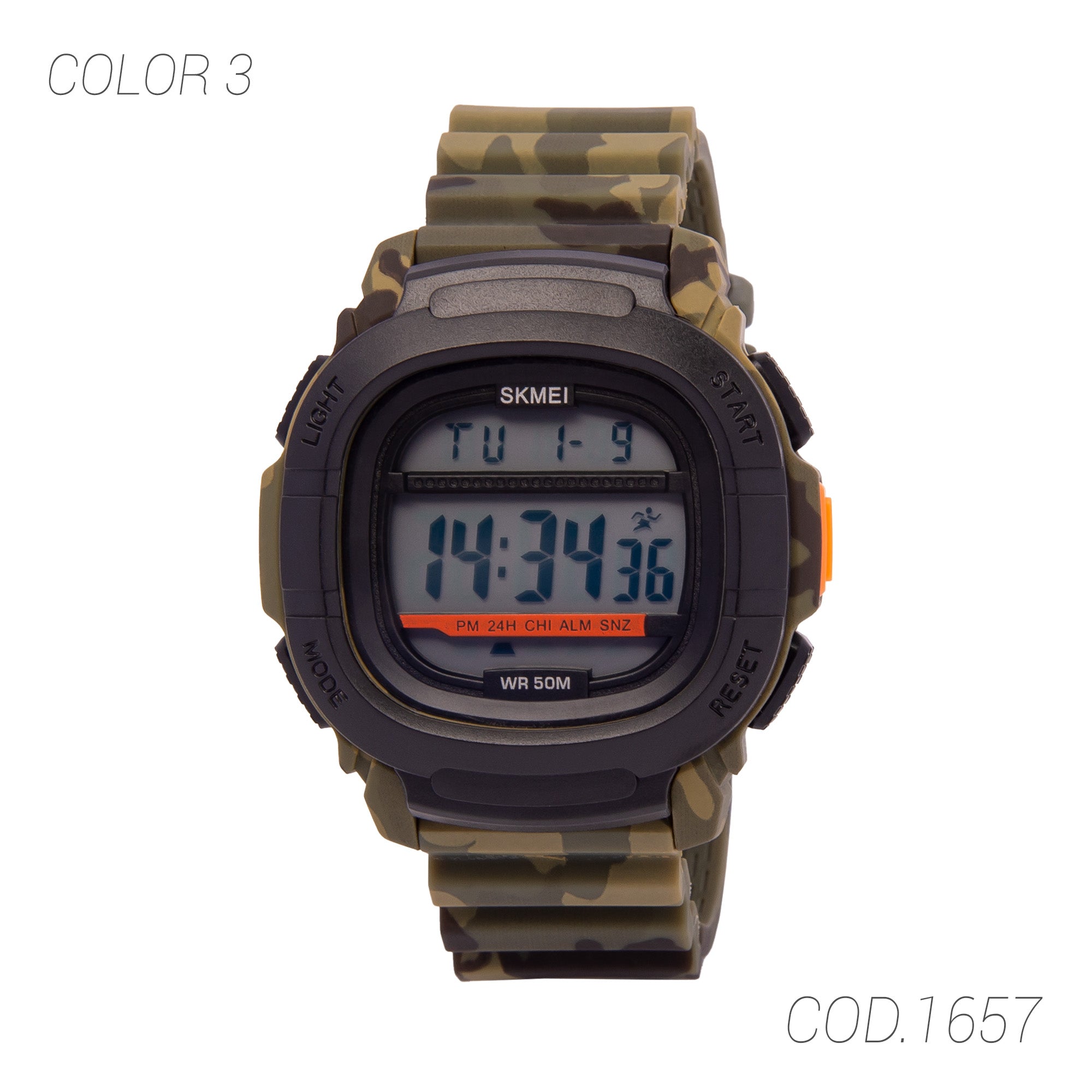 RELOJ ACUATICO HOMBRE 1657 SKMEI - 1017352