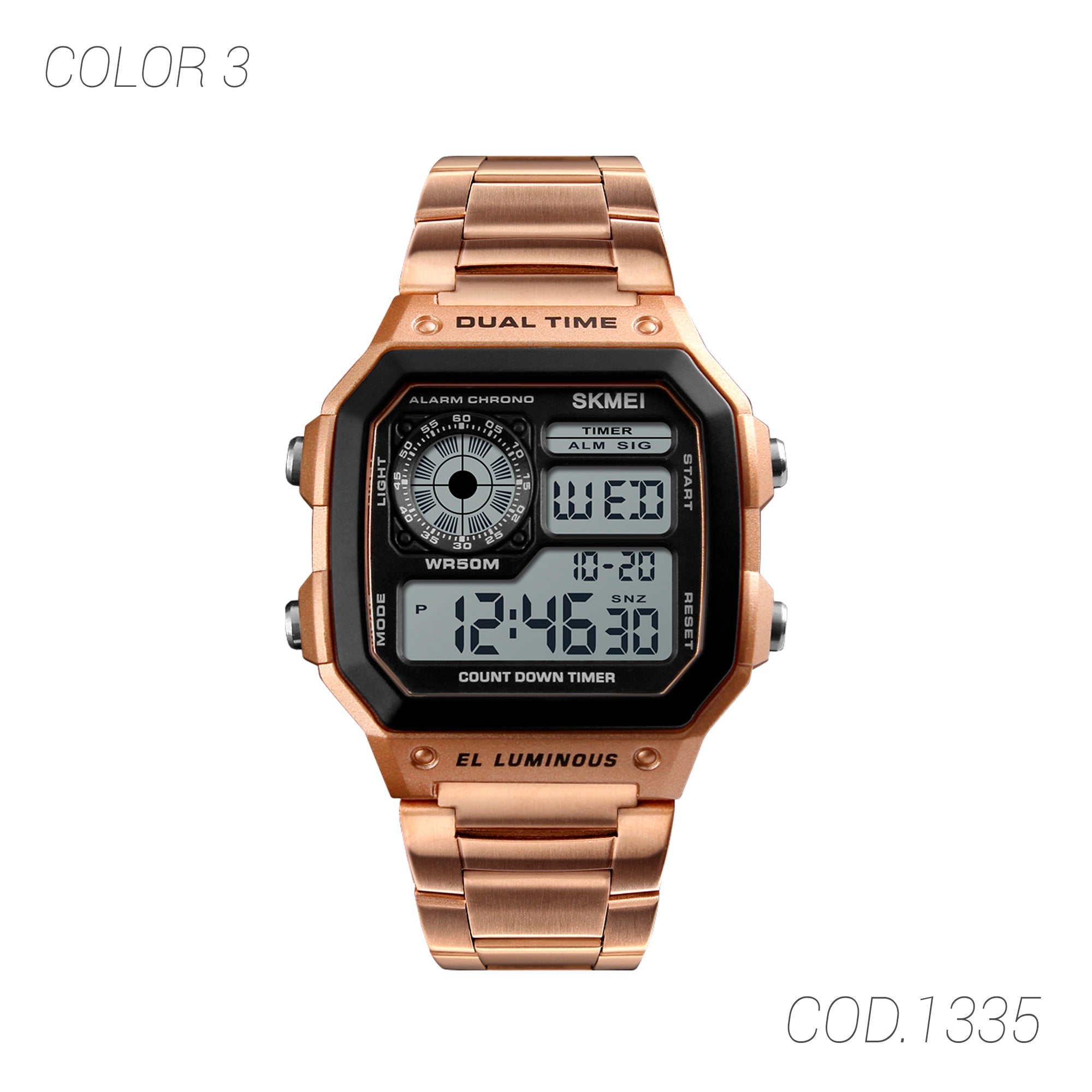 RELOJ ACUATICO HOMBRE 1335 SKMEI - 1014547