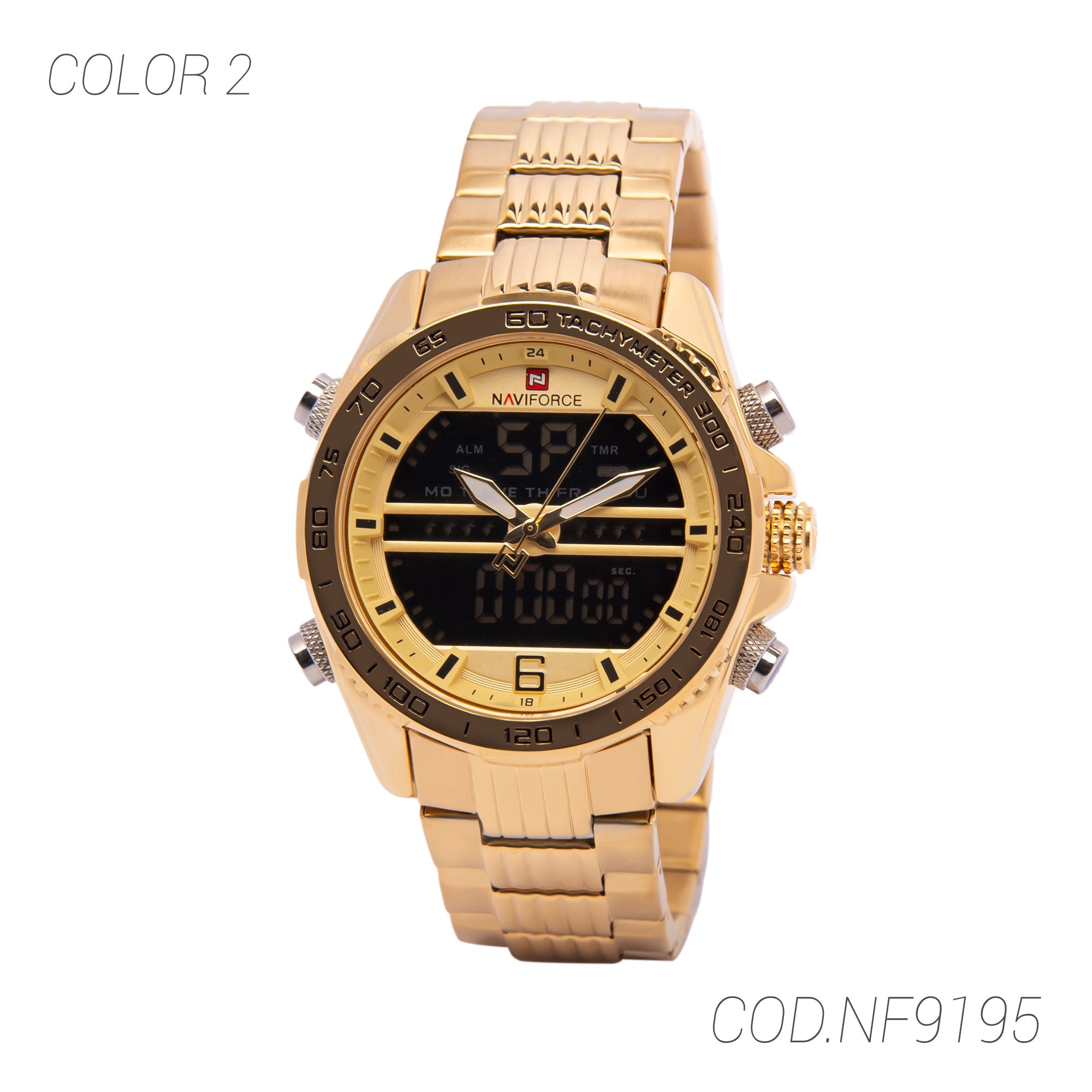 RELOJ ACUATICO HOMBRE NF9195 NAVIFORCE - 1017329