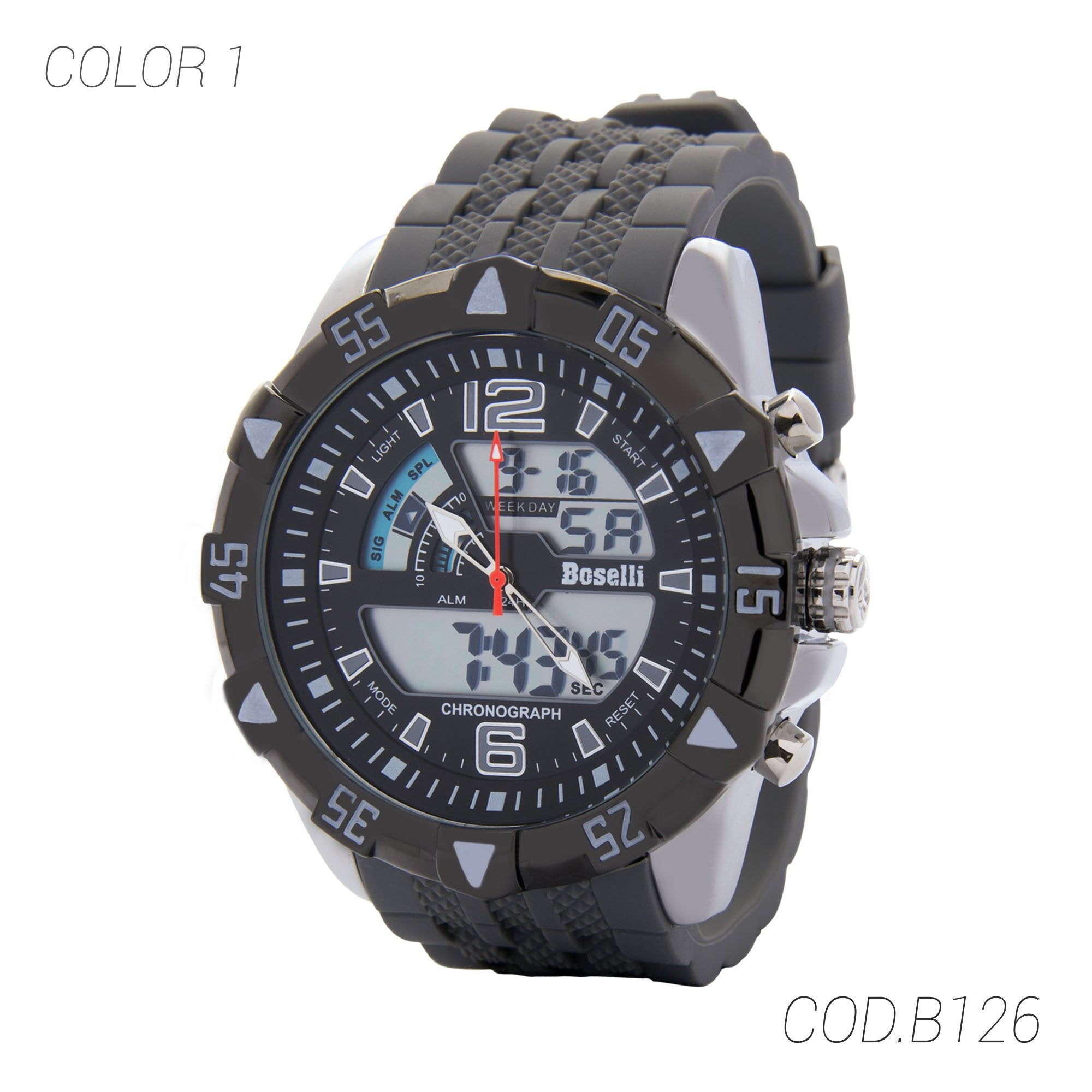 RELOJ ACUATICO HOMBRE B126 BOSELLI - 1010509