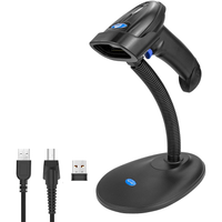 Lector de Qr Código Barras Inalámbrico Netum + Soporte Original