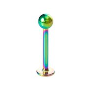 Piercing helix labret lóbulo tragus multicolor 10mm